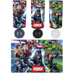 lampe de chevet avengers personnalisée