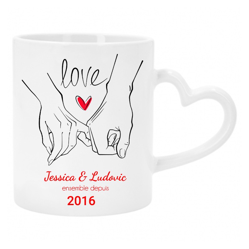 Mug St Valentin Personnalisé