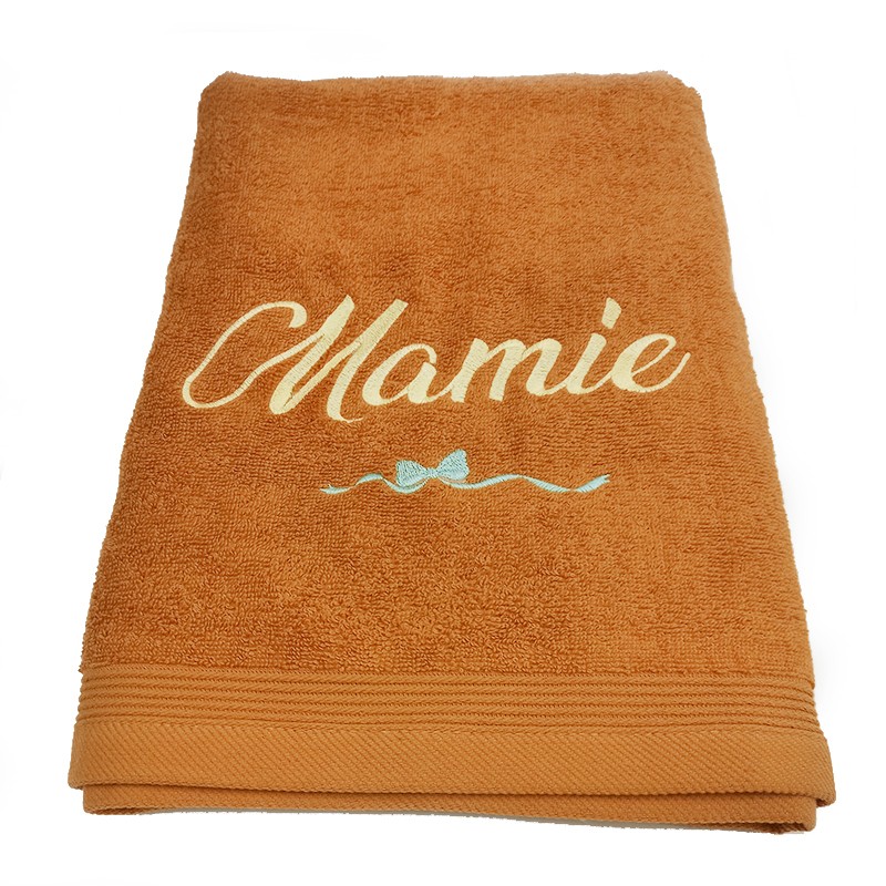 serviette de toilette personnalisée