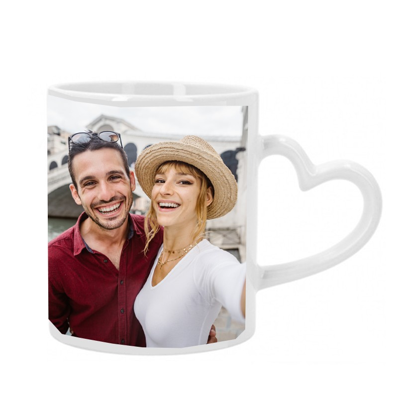 mug anse cœur personnalisé