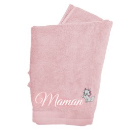 serviette de toilette personnalisée