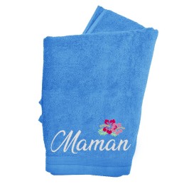 serviette de toilette personnalisée