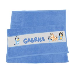 Serviette de toilette personnalisée Bluey