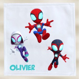 Serviette de cantine personnalisée Spidey