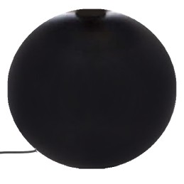 pied de lampe noir