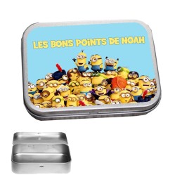 Boite à bons points personnalisée Minions