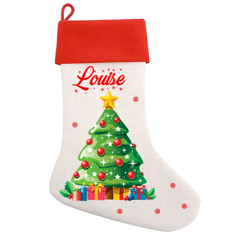 Chaussette de Noël personnalisée