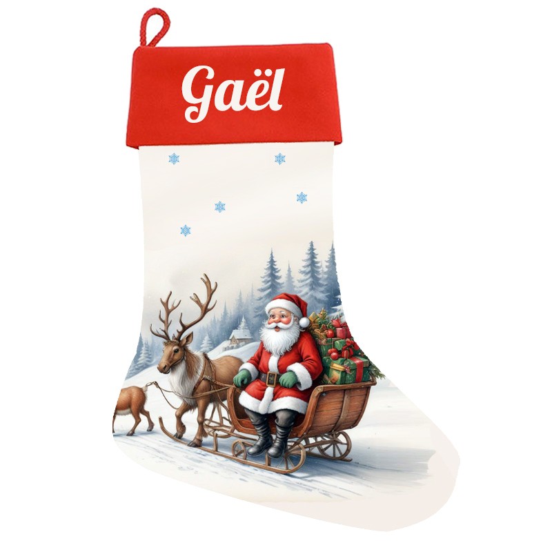 Chaussette de Noël personnalisée