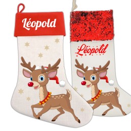 Chaussette de Noël personnalisée