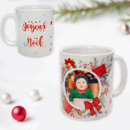 Mug de noël personnalisé