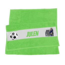 Serviette de toilette football