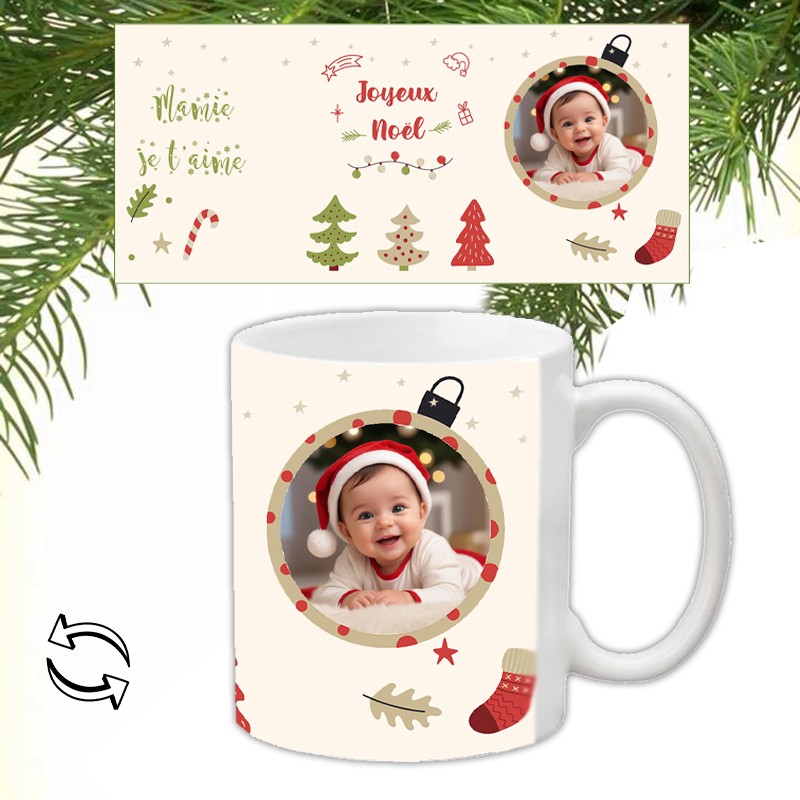 Mug Noël personnalisé