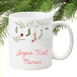 Mug de Noël personnalisé