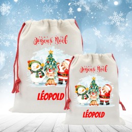 Sac de Noël personnalisé