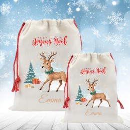 Sac de Noël personnalisé