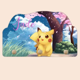 Porte manteau chambre enfant pokemon