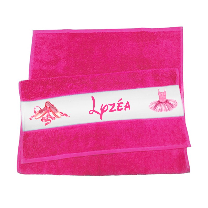 Serviette de toilette personnalisée