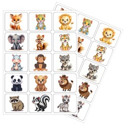 jeu memo animaux