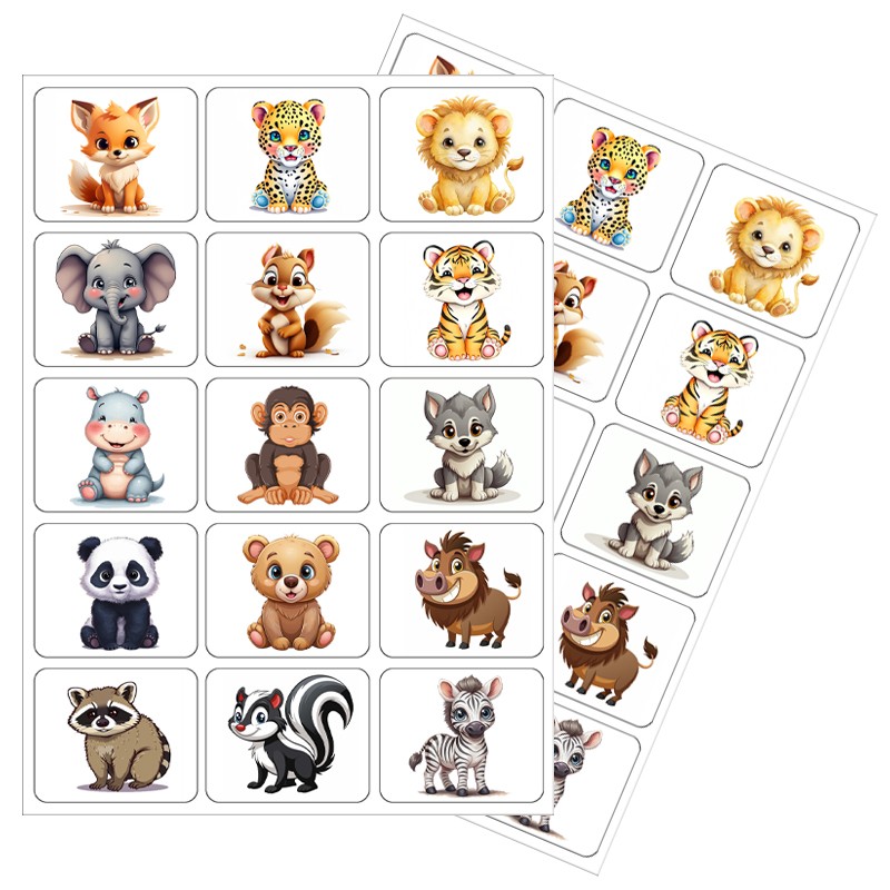 jeu memo animaux