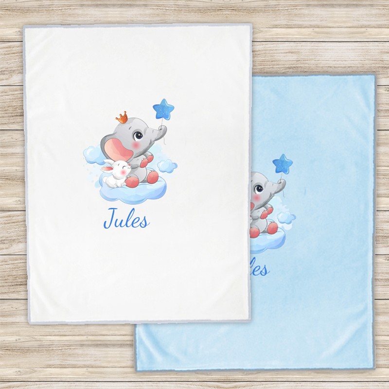 Couverture bébé personnalisée