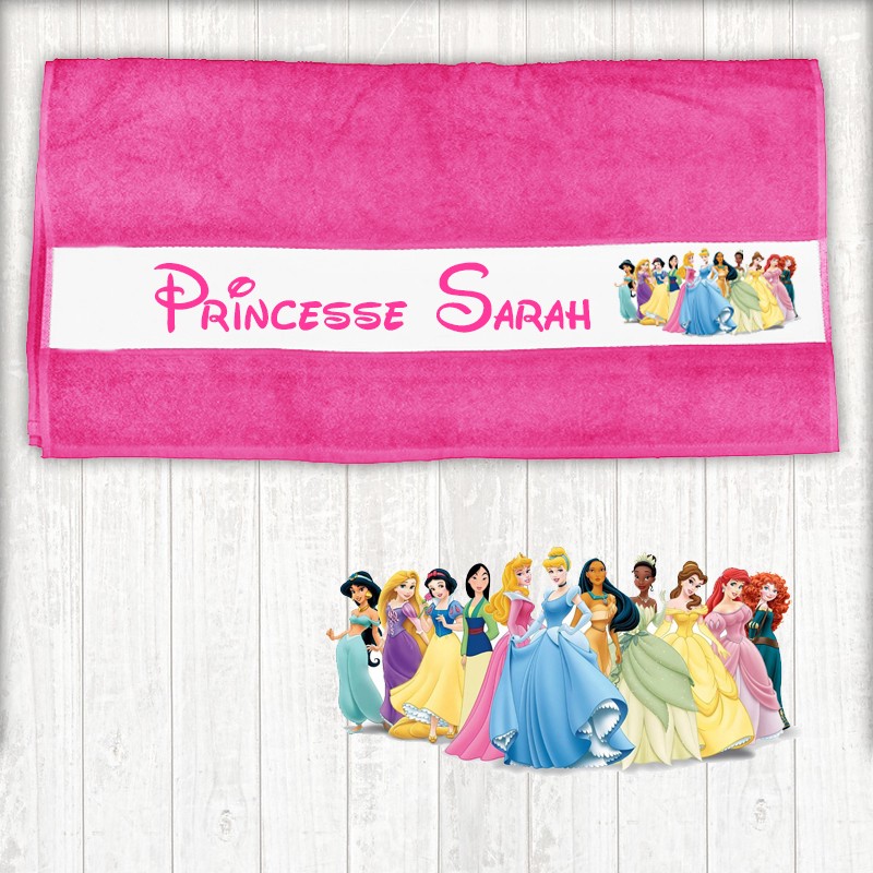 Serviette de toilette princesses