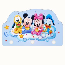 Porte manteau enfant personnalisé Disney