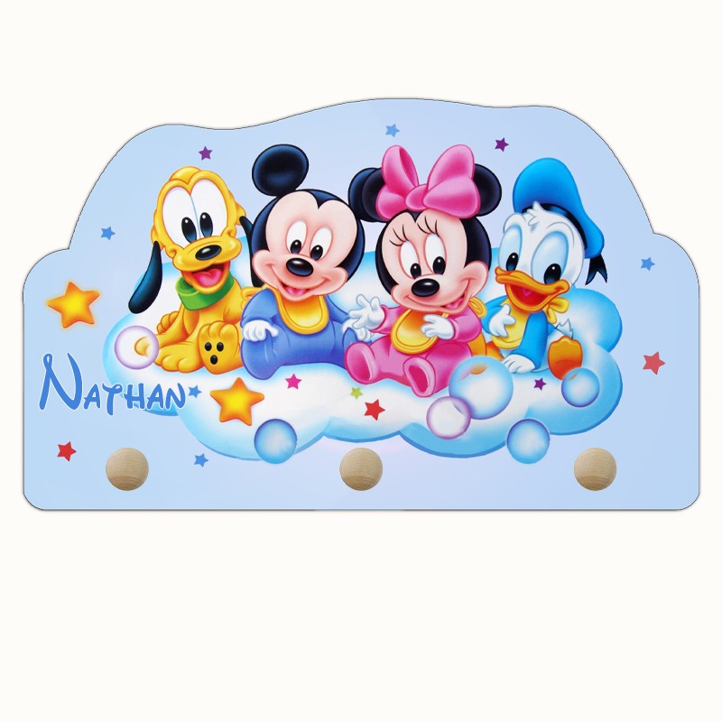 Porte manteau enfant personnalisé Disney