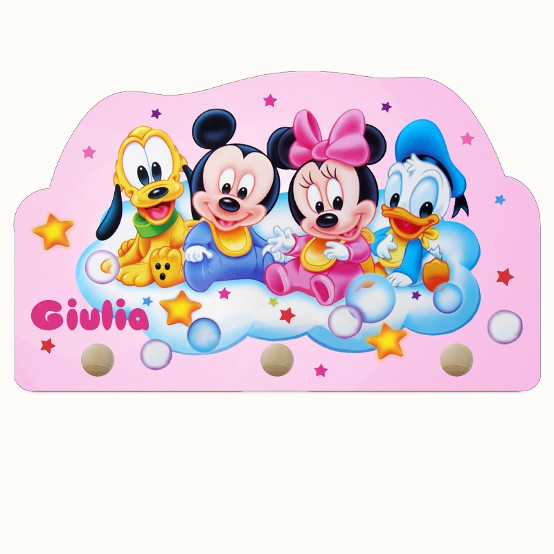 Porte manteau enfant personnalisé Disney