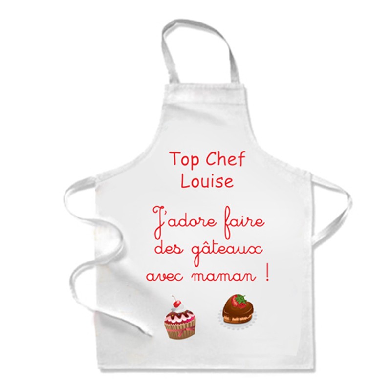 Tablier De Cuisine Personnalise Tablier De Cuisine Enfant