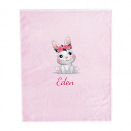 Couverture Personnalisée Lapin