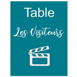 marque table bleu lagon film