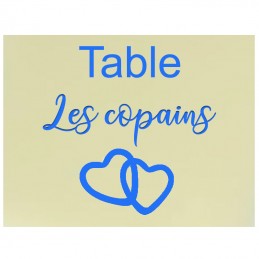 marque tables ivoire cœurs