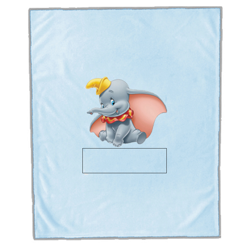 Couverture Disney Dumbo - Blanc et Bleu